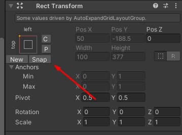 Rect Transform Editor preview