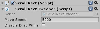 Scroll Rect Tweener preview