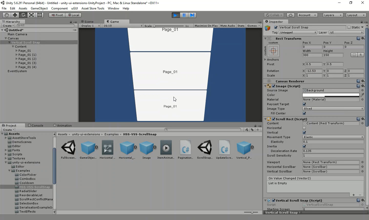 Scroll Snap preview