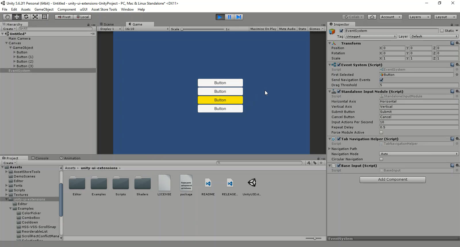 Tab Navigation preview