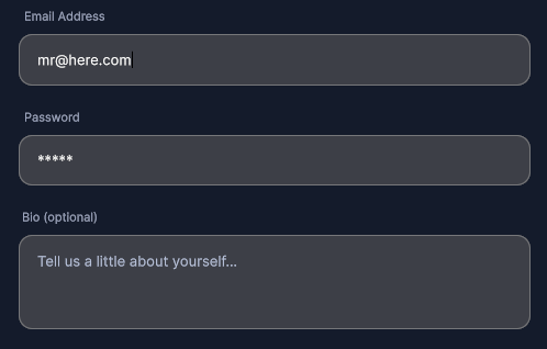 Pill Input Field preview