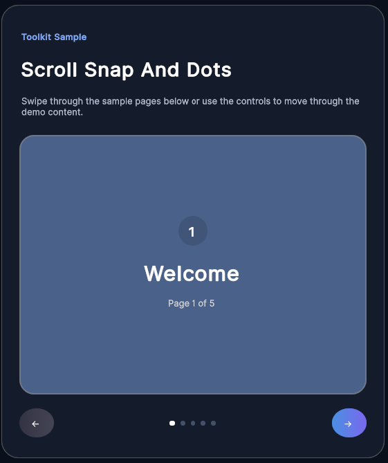 Scroll Snap preview